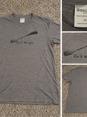 Wright Brothers Men’s Gray 'Do it Wright' Graphic Tee